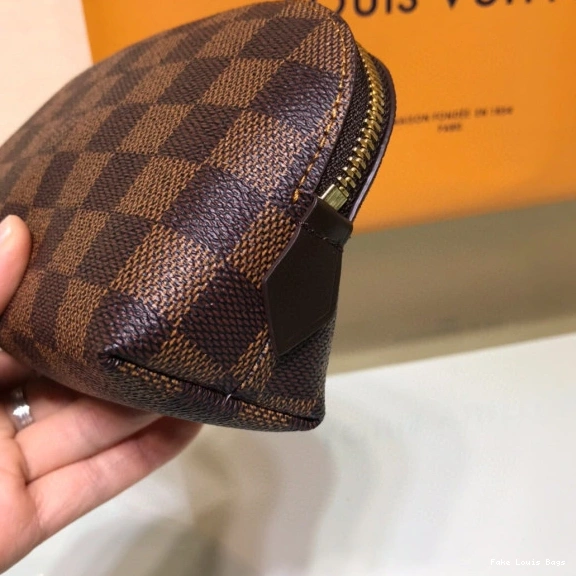 Fake Louis Bags VUITTON POUCH COSMETIC LOUIS 0802